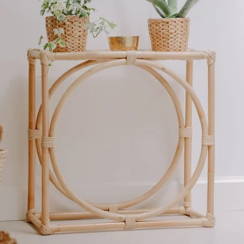 Cube en bois : objet déco design et naturel pour une assise, une table  basse ou un guéridon en bois. Bois flotté - Hydile